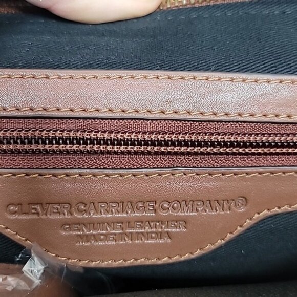 Clever Carriage Company Gold Stud Crossbody Bags - Picture 8 of 8